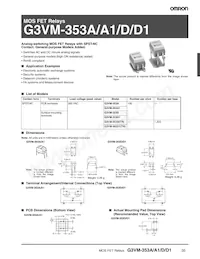 G3VM-353D1 Datasheet Copertura