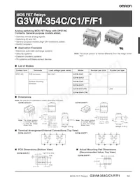 G3VM-354F1 Datasheet Cover