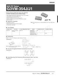 G3VM-354J1 Datasheet Copertura