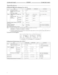 G3VM-4N Datasheet Pagina 2