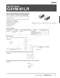 G3VM-81LR(TR) Datasheet Copertura