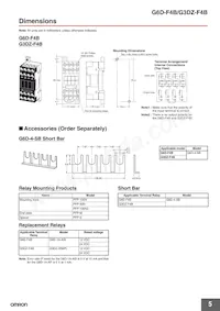 G6D-F4B DC12 Datasheet Page 5