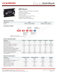 HDC100A160 Datasheet Cover