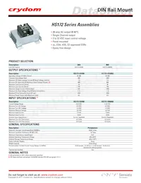 HS172-HD6050 Datasheet Cover