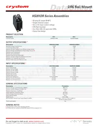 HS201DR-D2450 Datasheet Cover