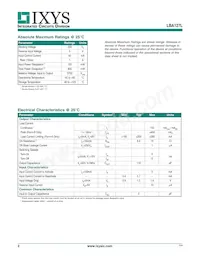 LBA127L Datasheet Page 2