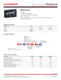 MCX480D5R數據表 封面