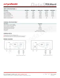 MCX480D5R Datasheet Page 2