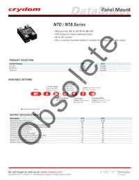 NTD2425-10 Datasheet Cover
