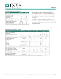 OAA160P Datasheet Page 2