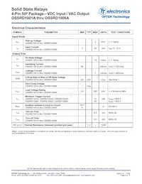 OSSRD1006A Datasheet Page 5