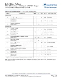 OSSRD2002A Datasheet Page 5