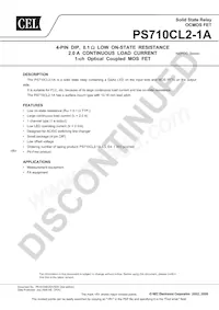 PS710CL2-1A-A Datasheet Cover