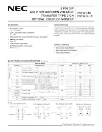 PS7141L-1C-E3-A Datasheet Copertura