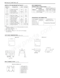 PS7141L-1C-E3-A Datasheet Pagina 2