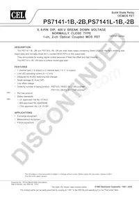 PS7141L-2B-E3-A Datasheet Cover