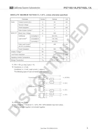 PS7160L-1A-E3-A Datasheet Pagina 5
