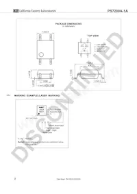 PS7200A-1A-F3-A Datasheet Page 2