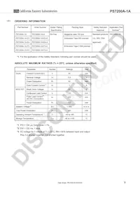 PS7200A-1A-F3-A Datasheet Page 3