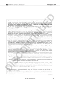 PS7200E-1A-F3-A Datasheet Page 13