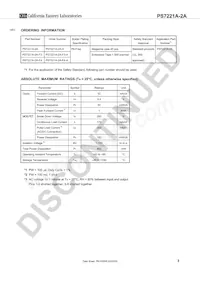 PS7221A-2A-F3-A Datasheet Page 3