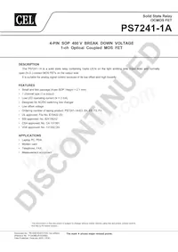 PS7241-1A-F3-A Datasheet Cover