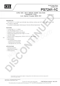 PS7241-1C-F3-A Datasheet Cover