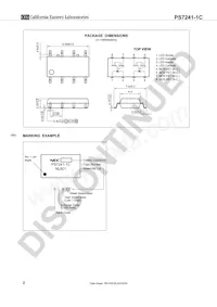 PS7241-1C-F3-A Datasheet Page 2