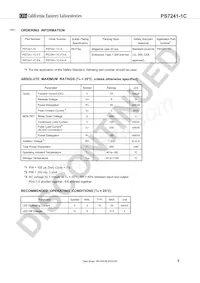 PS7241-1C-F3-A Datasheet Pagina 3