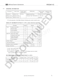 PS7241-1C-F3-A Datasheet Page 3