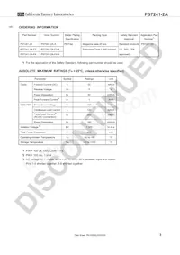 PS7241-2A-F4-A Datasheet Page 3