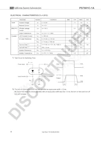 PS7801C-1A-A Datasheet Pagina 4