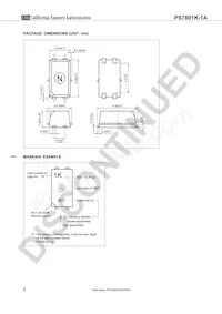 PS7801K-1A-F3-A Datasheet Page 2