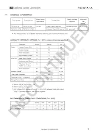 PS7801K-1A-F3-A Datasheet Pagina 3