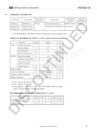 PS7802-1A-F3-A Datasheet Page 3