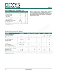 XAA170PTR Datasheet Page 2