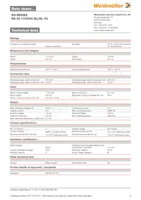 1100760000 Datasheet Page 2