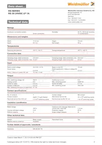 1101661001 Datasheet Page 2