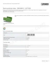 2271028 Datasheet Cover