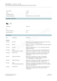 2271390 Datasheet Pagina 2