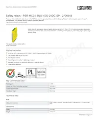 2700548 Datasheet Cover