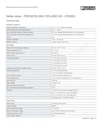 2700553 Datasheet Pagina 2