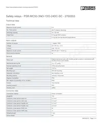 2700553 Datasheet Pagina 3