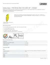 2700564 Datasheet Cover