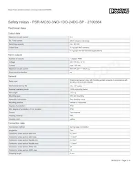 2700564 Datasheet Pagina 3