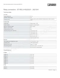 2821041 Datasheet Page 2