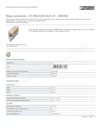 2825403 Datasheet Copertura