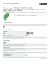 2826525 데이터 시트 표지