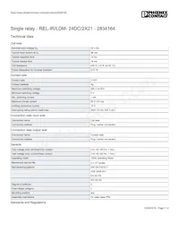 2834164 Datasheet Page 2