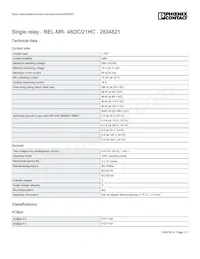 2834821 Datasheet Pagina 2